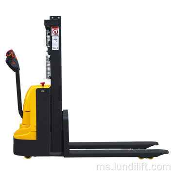 2000mm walkie berkuasa stacker palet forklift elektrik